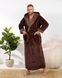 Чоловічий махровий халат з капюшоном 81 фото 1